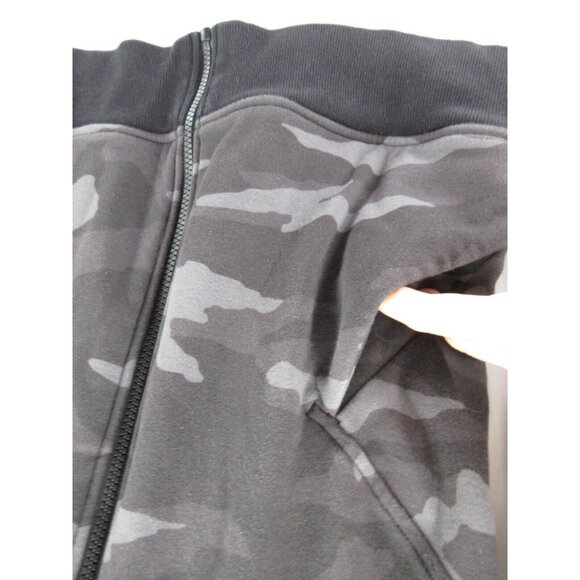 Athleta Jacket Small Sweatshirt Camo Full Zip Hoodie Drawstring - Picture 6 of 11